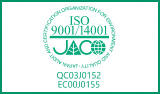 ISO9001登録マーク｜ISO14001登録マーク